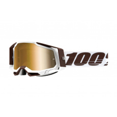 RACECRAFT 2 100% - USA , brýle Snowbird - zlaté plexi RACECRAFT 2 100% - USA , brýle Snowbird - zlaté plexi