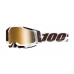 RACECRAFT 2, 100% brýle Snowbird, zlaté plexi