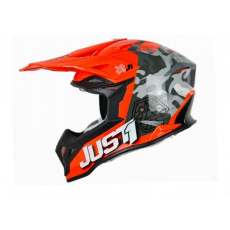 Moto přilba JUST1 J39 KINETIC camo šedo/červeno/fluo oranžová Moto přilba JUST1 J39 KINETIC camo šedo/červeno/fluo oranžová