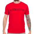 Alpinestars tričko WORDMARK Red - červené
