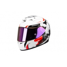Moto přilba SCORPION EXO-710 AIR CERBERUS pearl bílo/červená Moto přilba SCORPION EXO-710 AIR CERBERUS pearl bílo/červená