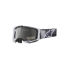 brýle VISION 8 LAHND, ALPINESTARS (bílá/černá, zrcadlové stříbrné plexi) 2026