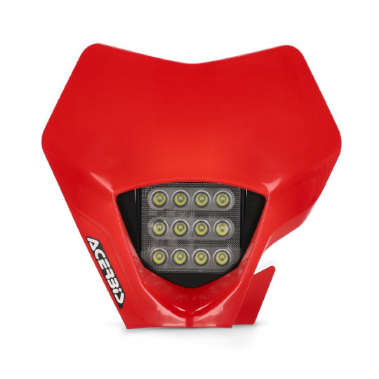 Acerbis maska led pasuje na GAS GAS EC250/300/ECF250/350 21/23 červená