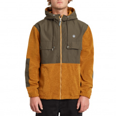 Pánská mikina Volcom Yzzolate ined Golden Brown Pánská mikina Volcom Yzzolate ined Golden Brown