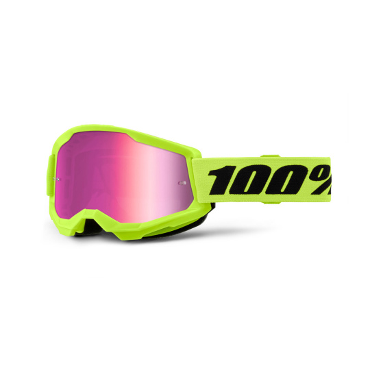 STRATA 2 JUNIOR, neon Žluté, růžové plexi