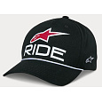 Alpinestars Ride Comp Snapback kšiltovka - černá/bílá/červená
