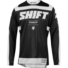 Pánský dres SHIFT 3Lack Label Strike Jersey Black/White