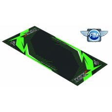 Koberec pod moto 100x160cm Hurly KAWASAKI KXF 4T černo/zelený Koberec pod moto 100x160cm Hurly KAWASAKI KXF 4T černo/zelený