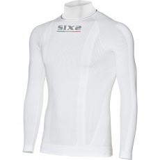 SIXS K TS3 dětské funkční tričko s dlouhým rukávem a rolákem bílá