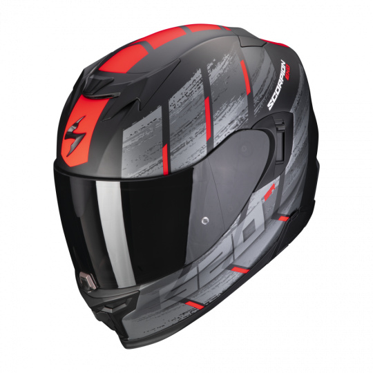 Moto přilba SCORPION EXO-520 EVO AIR MAHA matná černo/červená