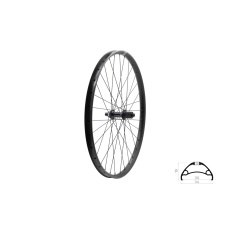 KELLYS Zapletené kolo zadní KLS ASESINO 30 DSC R, 27,5", black KELLYS Zapletené kolo zadní KLS ASESINO 30 DSC R, 27,5", black