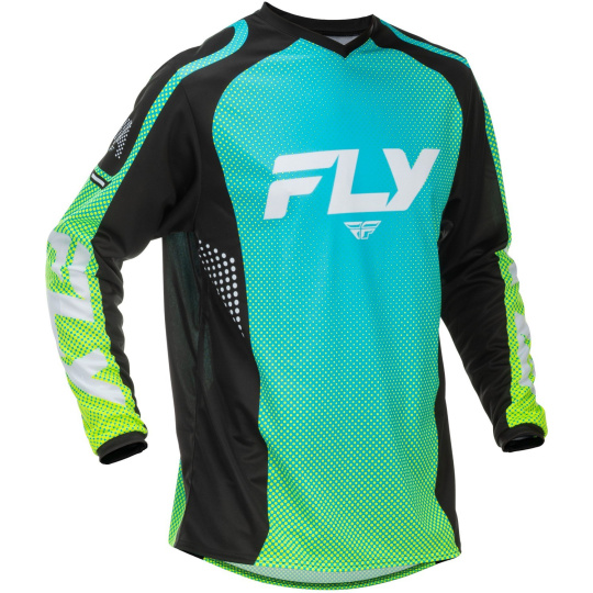 dres F-16, FLY RACING - USA 2026 (modrá/černá/bílá)