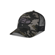 kšiltovka OBLIQUE CAMO TRUCKER, ALPINESTARS (černá camo/černá) kšiltovka OBLIQUE CAMO TRUCKER, ALPINESTARS (černá camo/černá)