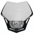 Maska na moto RTECH V-FACE bílá