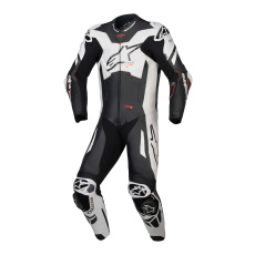 jednodílná kombinéza GP PLUS V4 SPRINT, TECH-AIR kompatibilní, ALPINESTARS (černá/bílá/červená fluo) 2025 jednodílná kombinéza GP PLUS V4 SPRINT, TECH-AIR kompatibilní, ALPINESTARS (černá/bílá/červená fluo) 2025