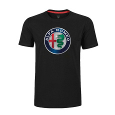Alfa Romeo tričko černé s logem AR - M