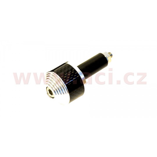 závaží řídítek Carb Ends 2 s redukcí pro vnitřní průměr 13 a 18 mm (vnější 22 a 28,6 mm), OXFORD (stříbrné, pár)