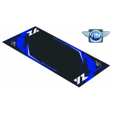Koberec pod čtyřkolku, motokáru, motorku 160x200cm Hurly YAMAHA YZ 2T černo/modrý Koberec pod čtyřkolku, motokáru, motorku 160x200cm Hurly YAMAHA YZ 2T černo/modrý