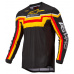 dres TECHSTAR QUADRO, ALPINESTARS (černá/žlutá/mandarinka) 2022