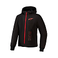 bunda RADIUM TECH HOODIE, ALPINESTARS (černá/červená) 2026