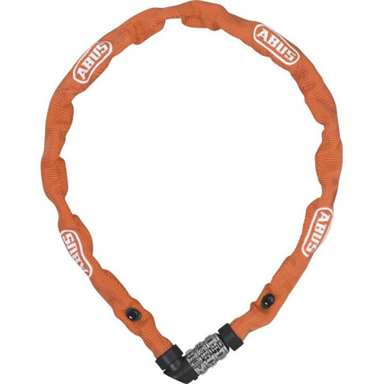 řetězový zámek ABUS 1200/110 web orange kódový