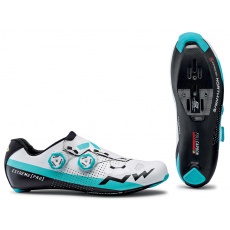 Pánské silniční tretry Northwave Extreme Pro White/Blue Pánské silniční tretry Northwave Extreme Pro White/Blue