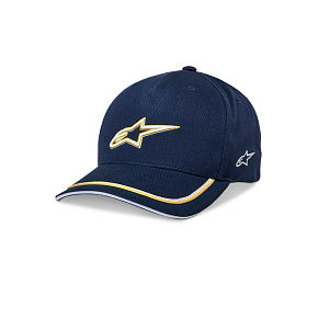kšiltovka ASCENSION SNAPBACK, ALPINESTARS (modrá/zlatá) kšiltovka ASCENSION SNAPBACK, ALPINESTARS (modrá/zlatá)