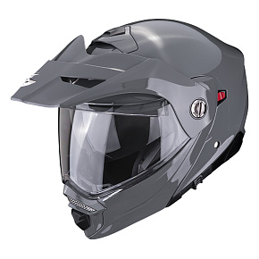 Moto přilba SCORPION ADX-2 solid cementová šedá Moto přilba SCORPION ADX-2 solid cementová šedá