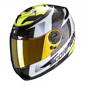 Moto přilba SCORPION EXO-490 TOUR bílo/neonově žlutá Moto přilba SCORPION EXO-490 TOUR bílo/neonově žlutá
