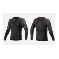ALPINESTARS Ride Tech v2 Top LS Summer Black Red funkční triko