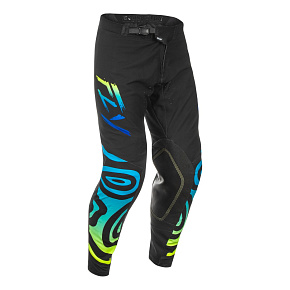 kalhoty EVOLUTION, FLY RACING - USA 2025 (černá/modrá/hi-vis) kalhoty EVOLUTION, FLY RACING - USA 2025 (černá/modrá/hi-vis)