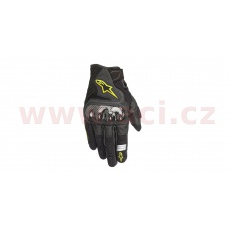 rukavice SMX-1 AIR 2, ALPINESTARS (černé/žluté fluo) 2024