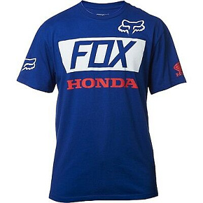 Pánské tričko Fox Honda Basic Standard Tee Blue Pánské tričko Fox Honda Basic Standard Tee Blue