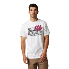 Pánské triko Fox Pro Circuit Prem Ss Tee Optic White Pánské triko Fox Pro Circuit Prem Ss Tee Optic White