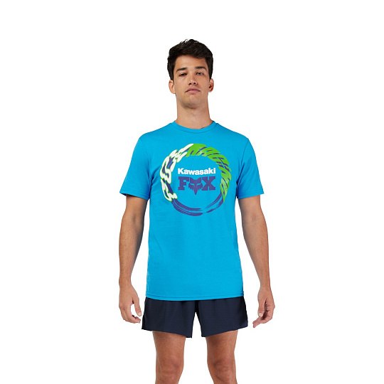 Pánské triko Fox Kawi Ss Tee  True Blue