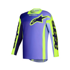 dres RACER PORTL, ALPINESTARS (fialová/žlutá fluo) 2026 dres RACER PORTL, ALPINESTARS (fialová/žlutá fluo) 2026