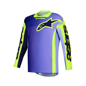 dres RACER PORTL, ALPINESTARS (fialová/žlutá fluo) 2026 dres RACER PORTL, ALPINESTARS (fialová/žlutá fluo) 2026