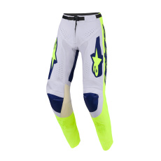 kalhoty RACER AIR RIWAY, ALPINESTARS (světle šedá/žlutá fluo/modrá) 2026 kalhoty RACER AIR RIWAY, ALPINESTARS (světle šedá/žlutá fluo/modrá) 2026