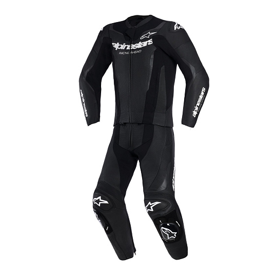 dvoudílná kombinéza GP FORCE V2, ALPINESTARS (černá/bílá) 2026