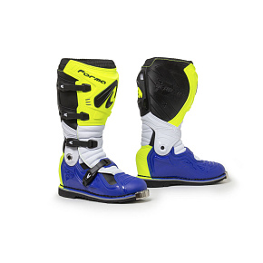 Moto boty FORMA TERRAIN EVOLUTION TX fluo žluto/bílo/modré Moto boty FORMA TERRAIN EVOLUTION TX fluo žluto/bílo/modré