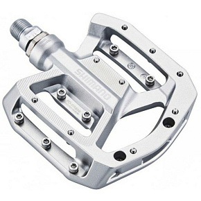 pedály SHIMANO PD-GR500 Flat stříbrné, v krabičce pedály SHIMANO PD-GR500 Flat stříbrné, v krabičce