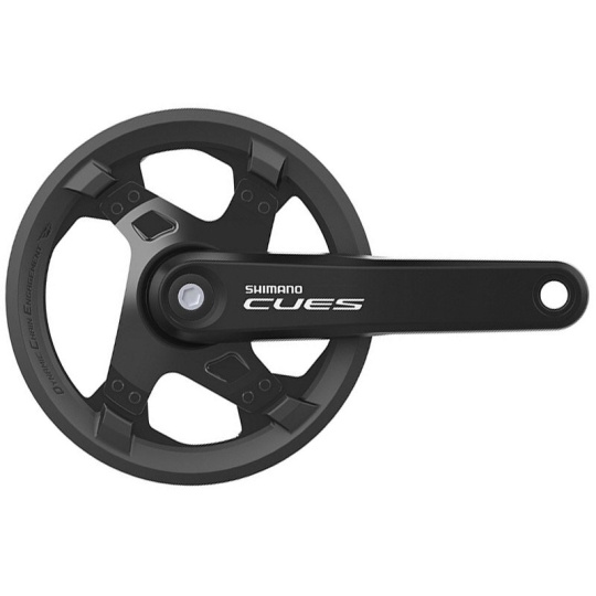 kliky SHIMANO Cues FC-U4000-1, 175mm, 40 zubů, černé, 11,10,9 speed, pro osu čtyřhran, v krabičce