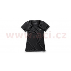triko AGELESS VNECK TEE, ALPINESTARS, dámské (černé) triko AGELESS VNECK TEE, ALPINESTARS, dámské (černé)