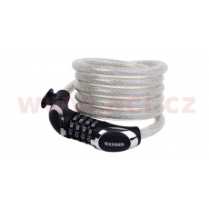 zámek COMBI12, OXFORD (délka 1,8 m, průměr lanka 12 mm, čirý) zámek COMBI12, OXFORD (délka 1,8 m, průměr lanka 12 mm, čirý)