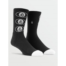 Pánské ponožky Volcom Vibes Socks Black Pánské ponožky Volcom Vibes Socks Black