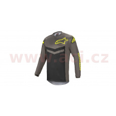 dres FLUID SPEED 2021, ALPINESTARS (šedá/černá/žlutá fluo) dres FLUID SPEED 2021, ALPINESTARS (šedá/černá/žlutá fluo)