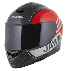 přilba Integral GT 2.1 Jawa Sport, CASSIDA (černá/červená perleť/stříbrná) 2026 přilba Integral GT 2.1 Jawa Sport, CASSIDA (černá/červená perleť/stříbrná) 2026