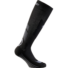 SIXS MOT V3 zesílené podkolenky černá/šedá