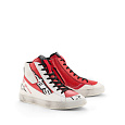 boty STATED FLAIR, ALPINESTARS (bílá/červená) 2026