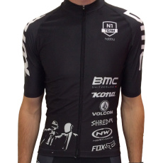 Pánský cyklo dres Northwave Pro Jersey hort leeves  Custom black